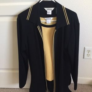 Misook Lovely Cardigan Tank Set